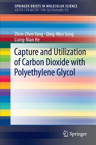 Cover for Zhen-Zhen Yang · Capture and Utilization of Carbon Dioxide with Polyethylene Glycol - SpringerBriefs in Green Chemistry for Sustainability (Paperback Book) [2012 edition] (2012)