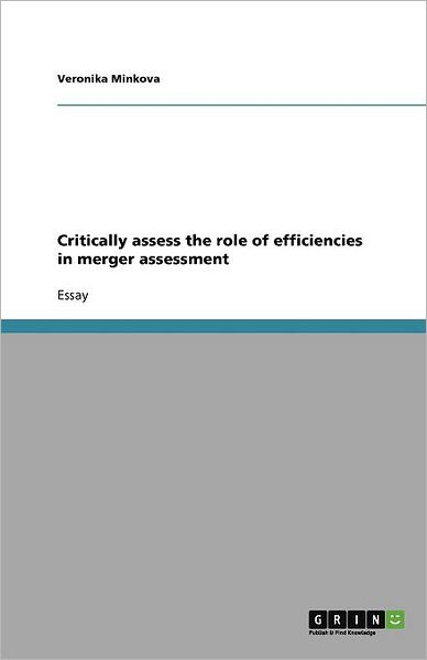 Cover for Minkova · Critically assess the role of e (Book) (2011)