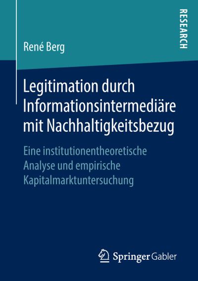 Cover for Berg · Legitimation durch Informationsint (Bok) (2018)