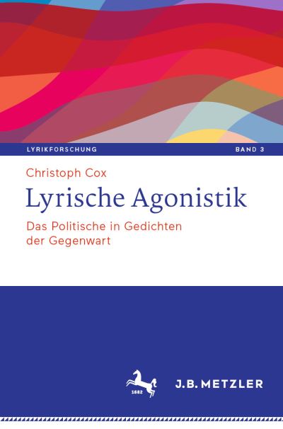 Cover for Christoph Cox · Lyrische Agonistik (Book) (2023)