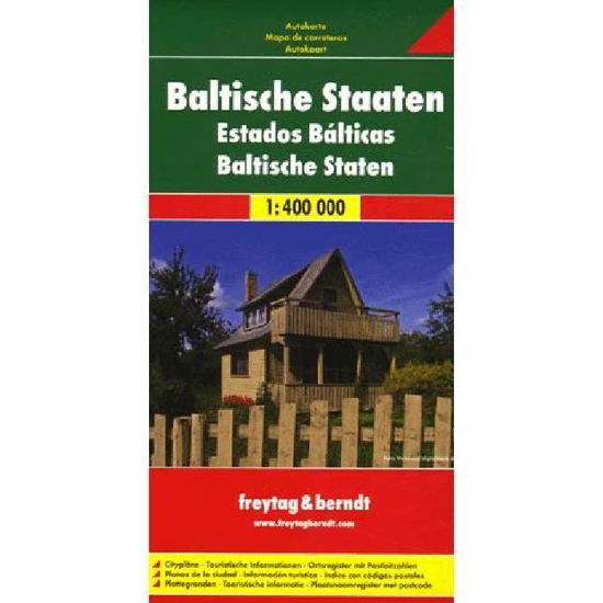 Freytag & Berndt Road Map: Baltic States - Estonia, Latvia & Lithuania Road Map - Freytag & Berndt - Kirjat - Freytag & Berndt - 9783707905670 - sunnuntai 29. syyskuuta 2019