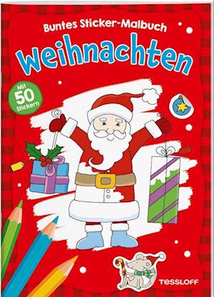 Cover for Sandra Schmidt · Weihnachten. Buntes Sticker-Malbuch (Buch) (2022)