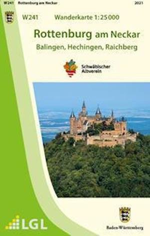 Cover for LVA Baden-Württemberg · Rottenburg am Neckar 1:25 000 Wanderkarte (Landkarten) (2021)