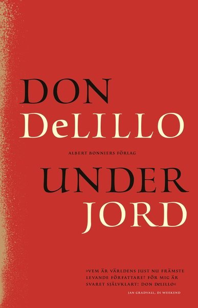 Under jord - Don DeLillo - Books - Albert Bonniers Förlag - 9789100166670 - July 20, 2018