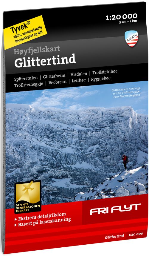 Cover for Calazo · Glittertind - Høyfjellskart - High alpine map (Map) (2019)