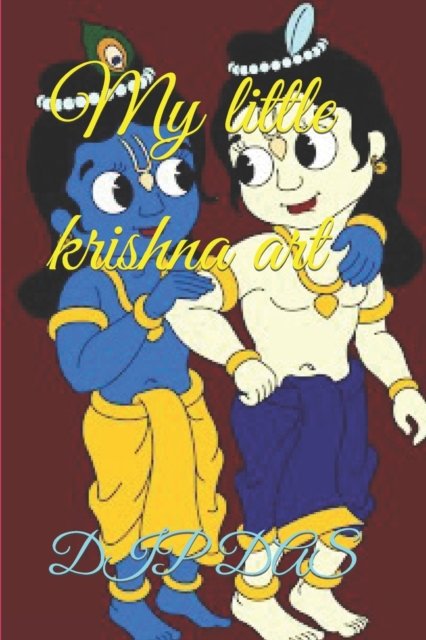 Cover for Dip Das · My little krishna art (Paperback Book) (2021)