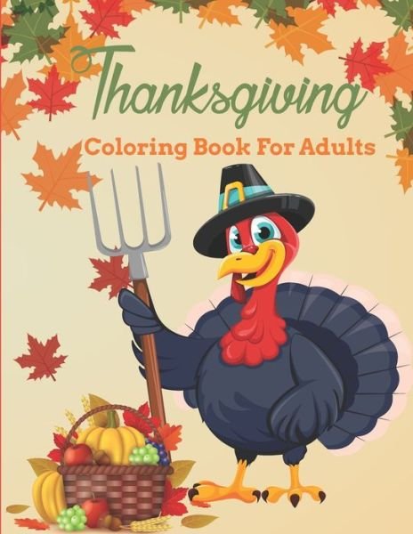 Cover for Blue Blend · Thanksgiving Coloring Book For Adults (Paperback Bog) (2020)