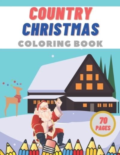 Cover for Jack White · Country Christmas Coloring Book (Paperback Bog) (2020)