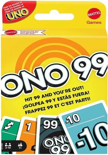 O'No 99 Kaartspel - Mattel - Fanituote -  - 0194735070671 - torstai 30. maaliskuuta 2023