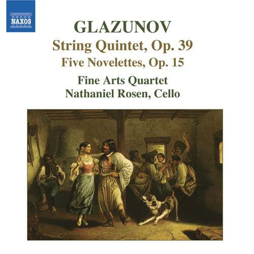 String Quartet - Glazunov / Fine Arts Quartet / Rosen - Musikk - NAXOS - 0747313025671 - 27. mars 2007