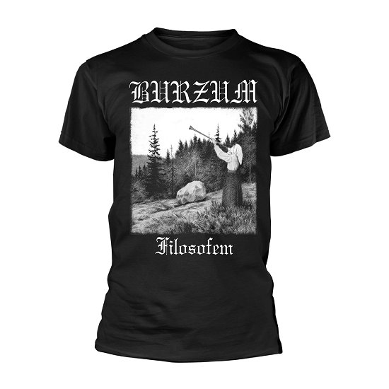 Cover for Burzum · Filosofem 2018 (T-shirt) [size S] [Black edition] (2018)