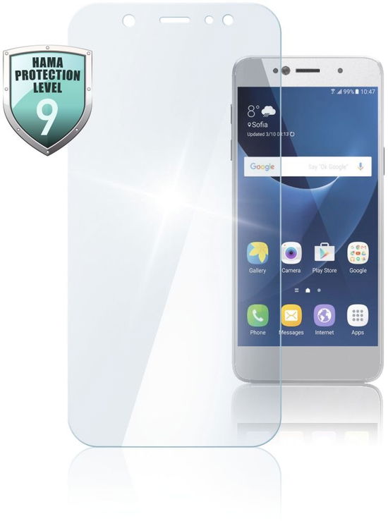 Cover for Hama · Premium Crystal Glass Real Glass Screen Protect. for Samsung Galaxy A71 - Transparent - Toughened Gl (ACCESSORY)