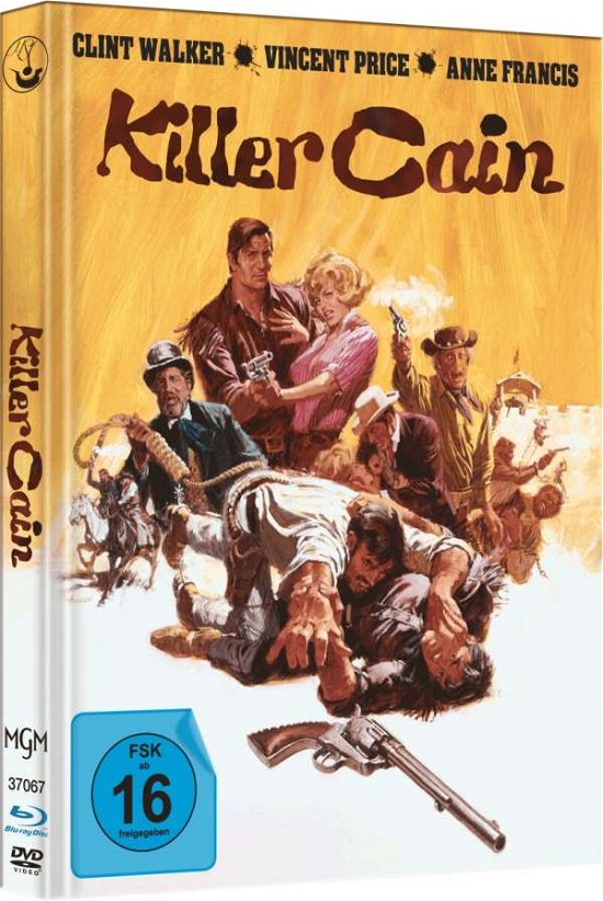 Killer Cain-limited Mediabook Cover a (Bd+dvd) - Price,vincent / Walker,clint - Films - HANSESOUND - 4250124370671 - 25 février 2022