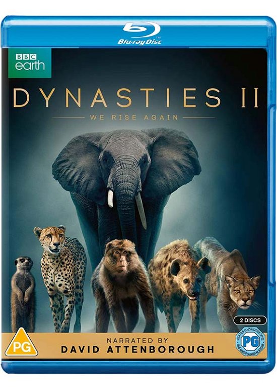 Cover for David Attenborough - Dynasties · David Attenborough - Dynasties II (Blu-ray) (2022)