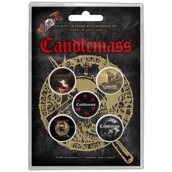 Cover for Candlemass · Candlemass Button Badge Pack: The Door to Doom (MERCH)