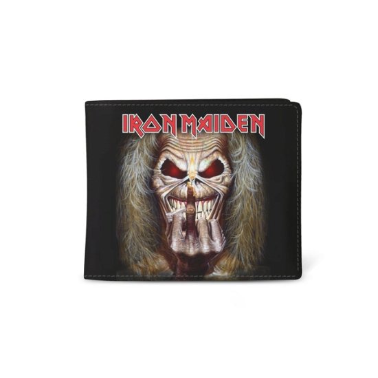 Iron Maiden Middle Finger Premium Wallet - Iron Maiden - Mercancía - ROCK SAX - 5060937961671 - 1 de junio de 2022