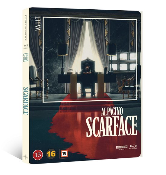 Cover for Scarface (4K UHD + Blu-ray) [Limited Vault Steelbook edition] (2024)