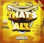Cover for That'S All · Disco (CD)
