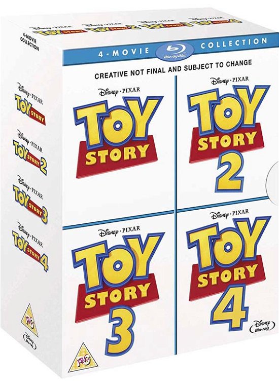 Cover for Toy Story: 4 Movie Collection · Toy Story 1 to 4 (Blu-ray) (2019)