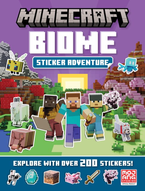 Cover for Mojang AB · Minecraft Biome Adventure Sticker Book (Paperback Book) (2025)