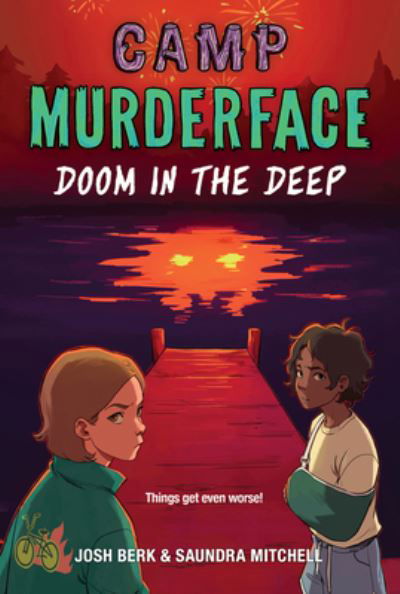 Cover for Saundra Mitchell · Camp Murderface #2: Doom in the Deep (Taschenbuch) (2022)