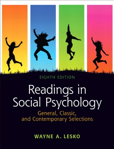Cover for Wayne Lesko · Readings in Social Psychology: General, Classic, and Contemporary Selections (Paperback Book) (2011)