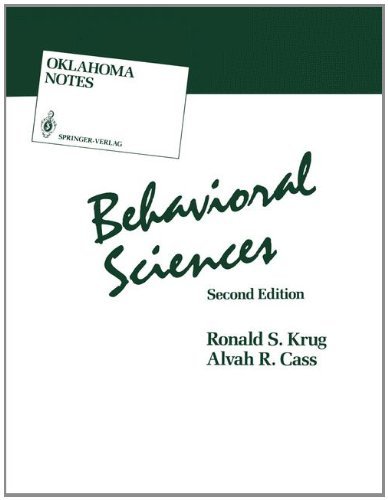 Cover for Krug · Behavioral Sciences (Bok) [2nd edition] (1989)