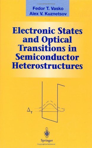 Cover for Fedor T. Vasko · Electronic States and Optical Transitions in Semiconductor Heterostructures - Graduate Texts in Contemporary Physics (Hardcover Book) [1999 edition] (1998)