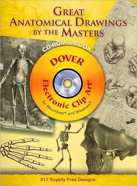 Cover for Carol Belanger Grafton · Great Anatomical Drawings by the Masters - Dover Electronic Clip Art (Hörbuch (CD)) [Unabridged edition] (2008)