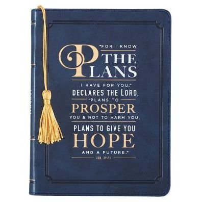 Cover for Christian Art Gifts · Journal Lux-Leather Flexcover for I Know the Plans (Hardcover bog) (2018)