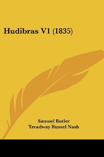 Cover for Samuel Butler · Hudibras V1 (1835) (Paperback Book) (2008)