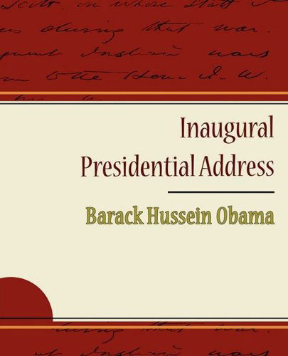 Cover for Barack Hussein Obama · Inaugural Presidential Address (Paperback Book) (2009)