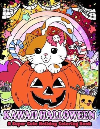 Cover for Mindful Coloring Books · Kawaii Halloween (Paperback Book) (2016)