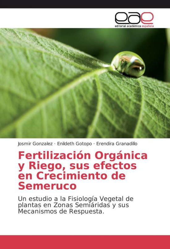 Cover for Gonzalez · Fertilización Orgánica y Riego (Book)