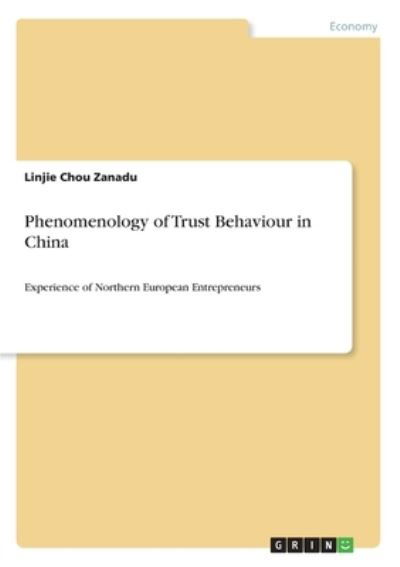 Cover for Zanadu · Phenomenology of Trust Behaviour (Book)