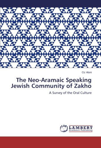 Cover for Aloni Oz · The Neo-Aramaic Speaking Jewish Community of Zakho (Paperback Book) (2014)