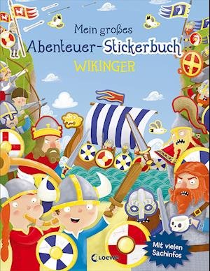 Cover for Joshua George · Mein großes Abenteuer-Stickerbuch - Wikinger (Paperback Bog) (2022)