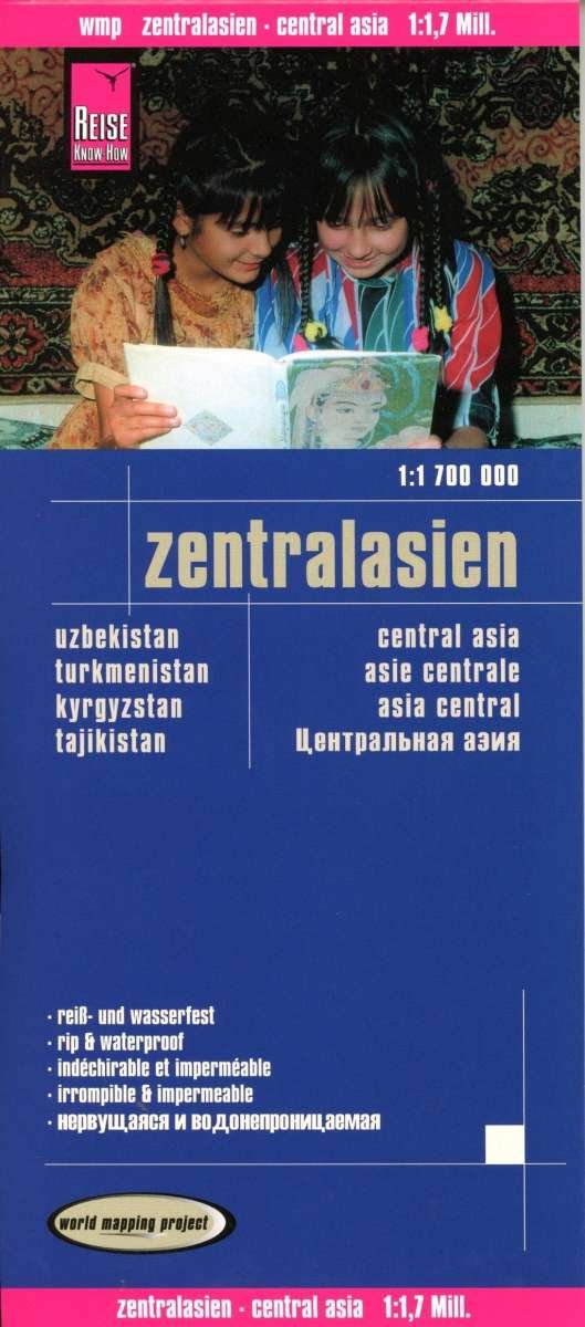 Cover for Reise Know-How · World Mapping Project: Central Asia: Uzbekistan, Turkmenistan, Kyrgyzstan, Tajikistan (Gebundenes Buch) (2020)