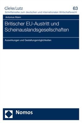 Cover for Mann · Britischer EU-Austritt und Scheina (Buch) (2019)