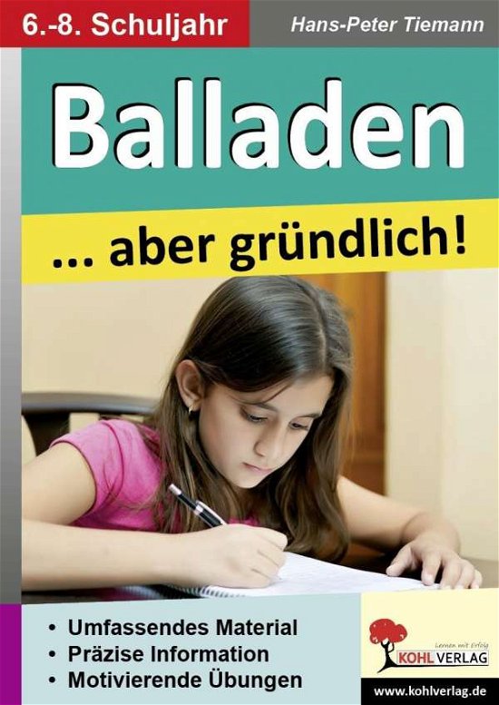 Cover for Tiemann · Balladen ... aber gründlich! (Book)