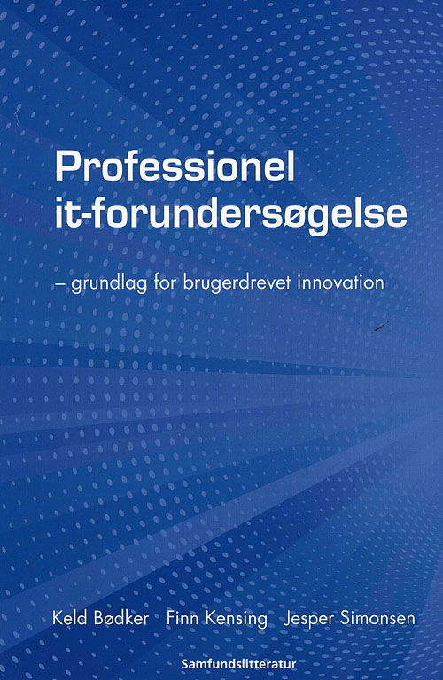 Cover for Jesper Simonsen · Professionel it-forundersøgelse (Sewn Spine Book) [2e édition] (2008)