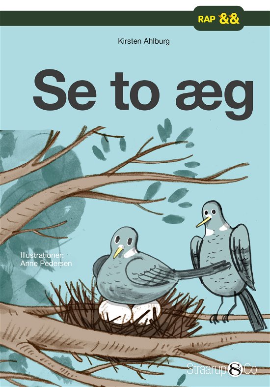 Cover for Kirsten Ahlburg · Rap: Se to æg (Hardcover bog) [1. udgave] (2021)