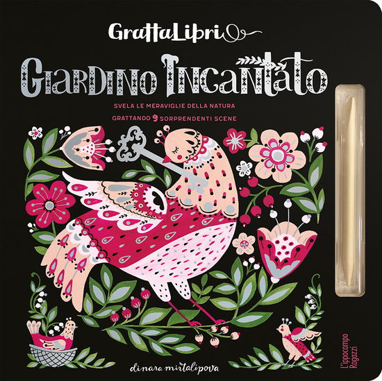 Cover for Dinara Mirtalipova · Giardino Incantato. Grattalibri. Con Stiletto Di Legno (Book)