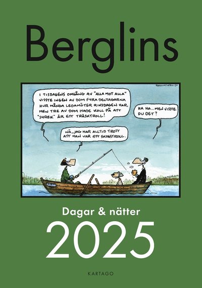 Cover for Jan Berglin Maria Berglin · Berglins väggkalender 2025 (Book) (2024)