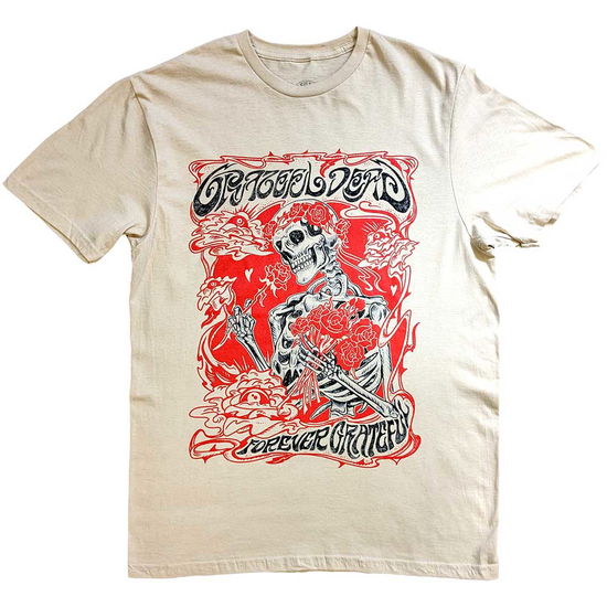 Cover for Grateful Dead · Grateful Dead Unisex T-Shirt: Forever Red Frame (T-shirt)