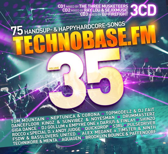 Cover for Technobase.fm Vol.35 · Technobase.Fm Vol. 35 (CD) (2022)