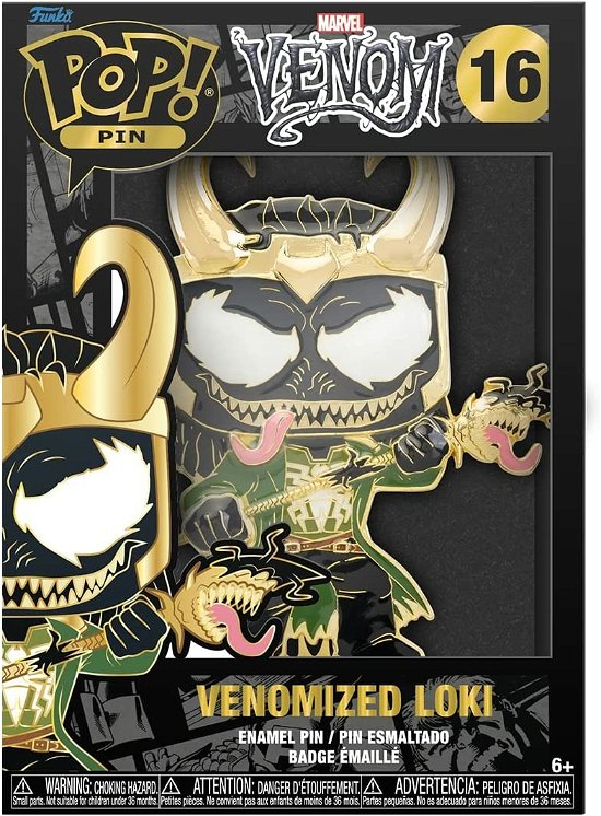 Funko Pop Pin - Venom - Venomised Loki - Funko Pop! Pin: - Produtos - FUNKO UK LTD - 0671803400672 - 1 de fevereiro de 2022