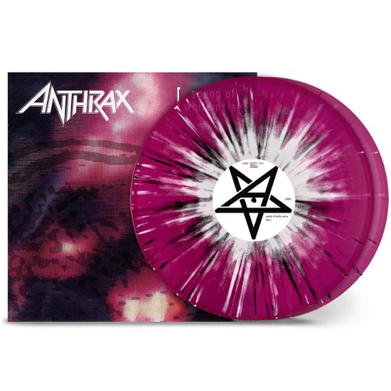 Cover for Anthrax · Sound Of White Noise (LP) [Transparent Violet, White &amp; Black Splatter Vinyl edition] (2024)