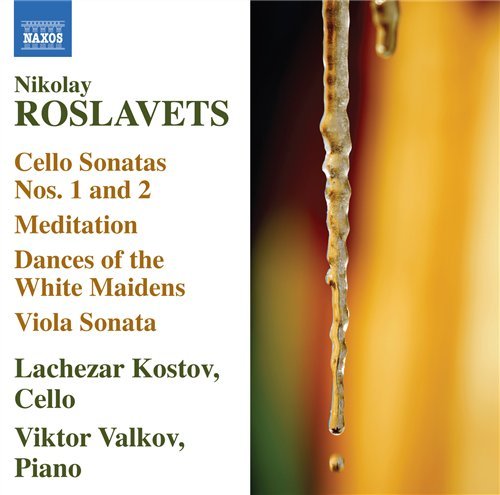 Works for Cello & Piano - Roslavets / Kostov / Valkov - Musik - NAXOS - 0747313099672 - 29. mars 2011