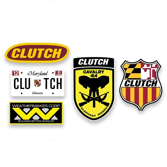 Cover for Clutch · Sticker Pack (MERCH) (2023)